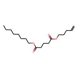 Glutaric acid, octyl pent-4-enyl ester