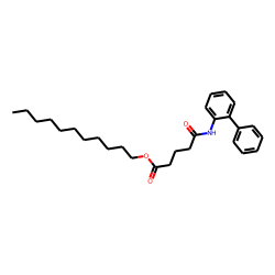 Glutaric acid, monoamide, N-(2-biphenyl)-, undecyl ester