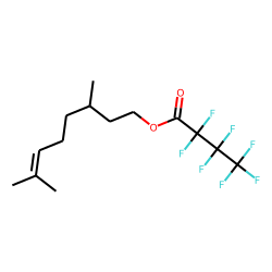 «beta»-Citronellol, heptafluorobutyrate