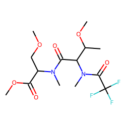 Threonine-Serine, N(«alpha»,«epsilon»)-trifluoroacetyl-N-O-permethyl derivative