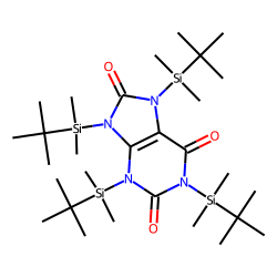 1H-Purine-2,6,8(3H)-trione, 7,9-dihydro-1,3,7,9-tetrakis(tert-butyldimethylsilyl)-