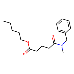 Glutaric acid, monoamide, N-methyl-N-benzyl-, pentyl ester