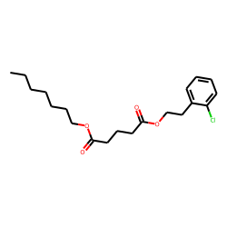 Glutaric acid, 2-(2-chlorophenyl)ethyl heptyl ester