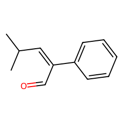 BENZENEACETALDEHYDE, .ALPHA.-(2-METHYLPROPYLIDENE)-