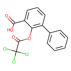 2-[(Trichloroacetyl)oxy][1,1'-biphenyl]-3-carboxylic acid
