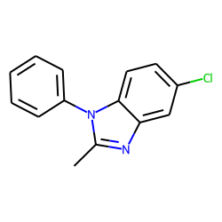 Benzimidazole, 5-chloro-2-methyl-1-phenyl-