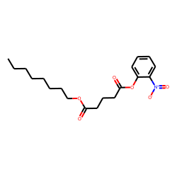 Glutaric acid, 2-nitrophenyl octyl ester