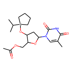 Thymidine, 3'-O-cyclotetramethylene-isopropylsilyl, 5'-O-acetyl