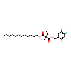Diethylmalonic acid, dodecyl 2,4,5-trifluorobenzyl ester