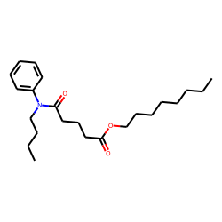 Glutaric acid, monoamide, N-butyl-N-phenyl-, octyl ester