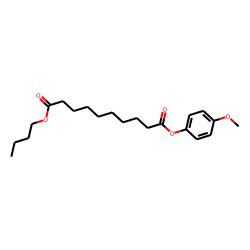Sebacic acid, butyl 4-methoxyphenyl ester