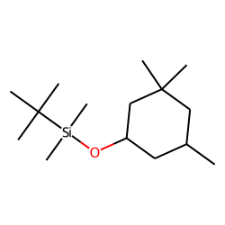 3,3,5-Trimethylcyclohexan-1-ol, tert-butyldimethylsilyl ether
