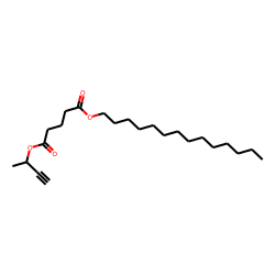 Glutaric acid, but-3-yn-2-yl tetradecyl ester