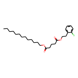 Glutaric acid, 2-(2-chlorophenyl)ethyl tridecyl ester