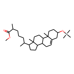 Methyl (25RS)-3«beta»-hydroxy-5-cholesten-26-oate, trimethylsilyl ether