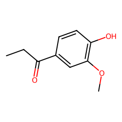 Propiophenone, 4'-hydroxy-3'-methoxy