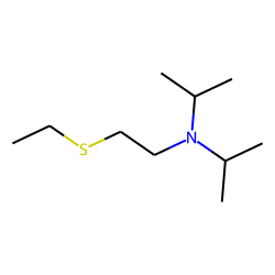 2-Diisopropylaminoethyl ethyl sulfide