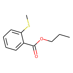 Benzoic acid, 2-(methylthio)-, propyl ester