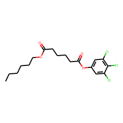 Adipic acid, hexyl 3,4,5-trichlorophenyl ester