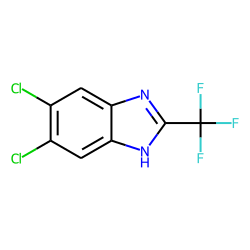1H-Benzimidazole, 5,6-dichloro-2-(trifluoromethyl)-