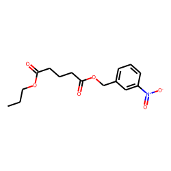 Glutaric acid, 3-nitrobenzyl propyl ester