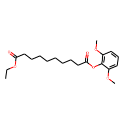 Sebacic acid, 2,6-dimethoxyphenyl ethyl ester