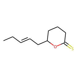 (Z)-6-(pent-2-enyl)-tetrahydropyran-2-thione
