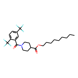 Isonipecotic acid, N-(2,5-di(trifluoromethyl)benzoyl)-, nonyl ester