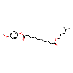 Sebacic acid, isohexyl 4-methoxyphenyl ester