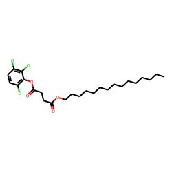 Succinic acid, pentadecyl 2,3,6-trichlorophenyl ester