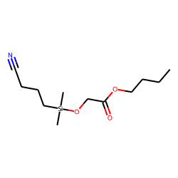Butyl glycolate, (3-cyanopropyl)dimethylsilyl ether