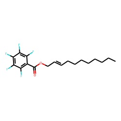 Pentafluorobenzoic acid, undec-2-enyl ester