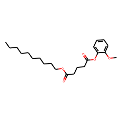 Glutaric acid, decyl 2-methoxyphenyl ester