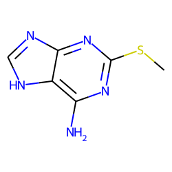 Adenine, 2-(methylthio)-