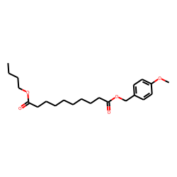 Sebacic acid, butyl 4-methoxybenzyl ester