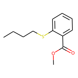 Benzoic acid, 2-(butylthio)-, methyl ester