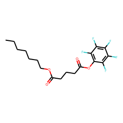 Glutaric acid, heptyl pentafluorophenyl ester