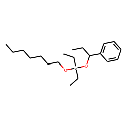 Silane, diethylheptyloxy(1-phenylpropoxy)-