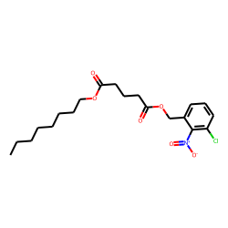 Glutaric acid, 2-nitro-3-chlorobenzyl octyl ester