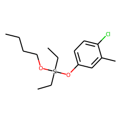 Silane, diethylbutoxy(4-chloro-3-methylphenoxy)-