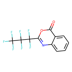 4H-3,1-Benzoxazine-4-one, 2-heptafluoropropyl-
