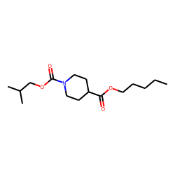Isonipecotic acid, N-isobutoxycarbonyl-, pentyl ester