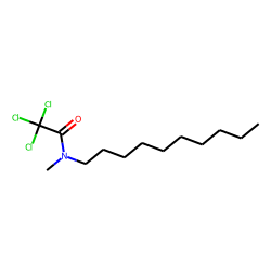 Trichloroacetamide, n-decyl-N-methyl-