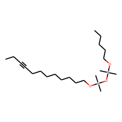 Silane, dimethyldimethyl((dodec-9-ynyloxy)silyloxy)pentyloxy-