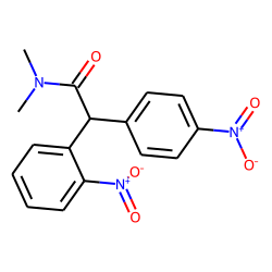 N,N-Dimethyl-2-(2-nitro-phenyl)-2-(4-nitro-phenyl)-acetamide