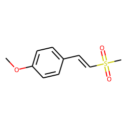 2-(p-Methoxyphenyl)vinylmethylsulfone