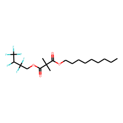 Dimethylmalonic acid, 2,2,3,4,4,4-hexafluorobutyl nonyl ester