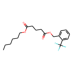 Glutaric acid, hexyl 2-(trifluoromethyl)benzyl ester