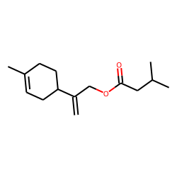 1,8(10)-p-Menthadien-9-yl 3-methylbutanoate