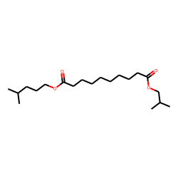Sebacic acid, isobutyl isohexyl ester